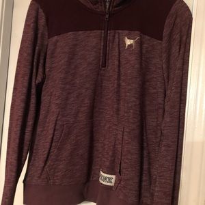 Burgundy Pink Victoria secret half sip